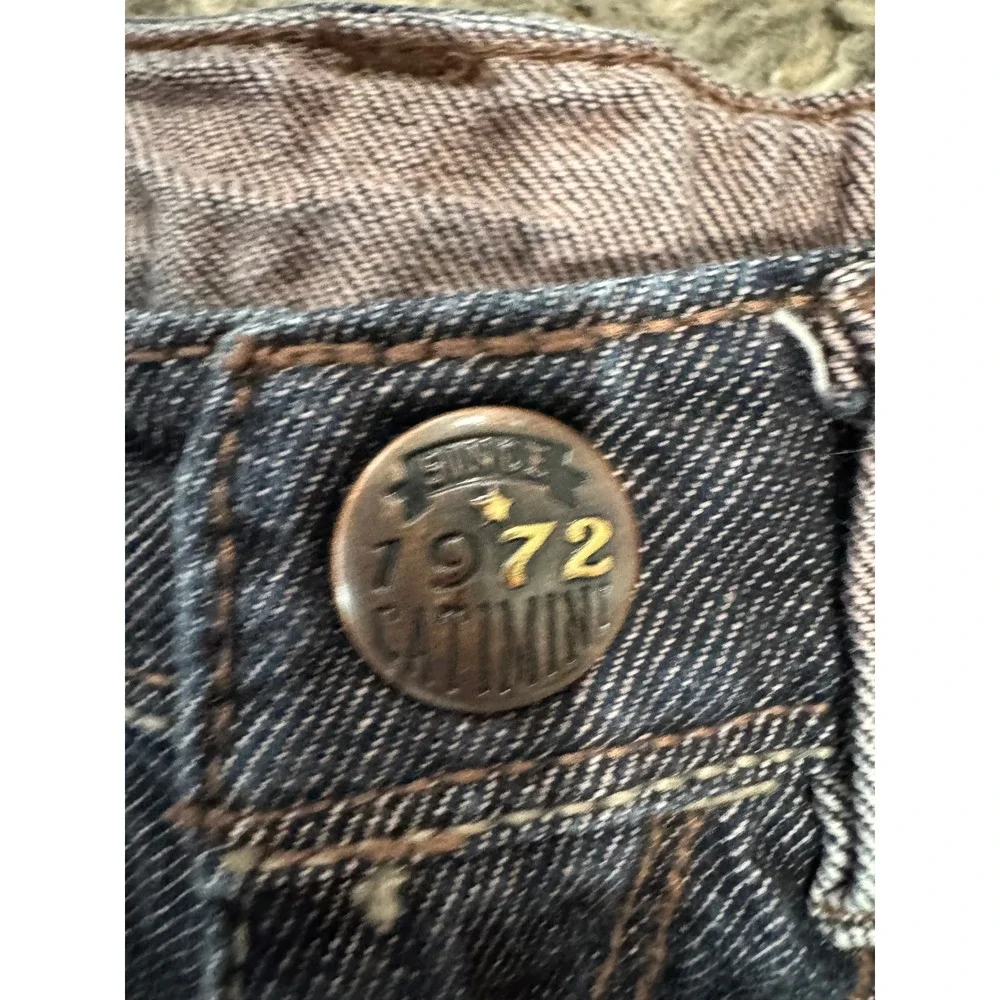 Catimini Original Design Kids Jeans Blue Wash Distressed Size‎ 7 France